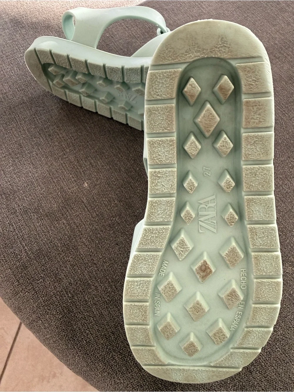 Zara Kids Mint Green Sandal - Lightweight jelly/Water Shoe